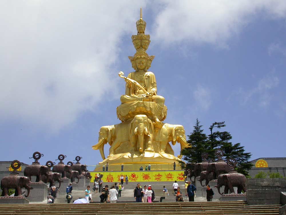 中国峨眉山风光之普贤菩萨